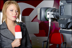 TV reporter.